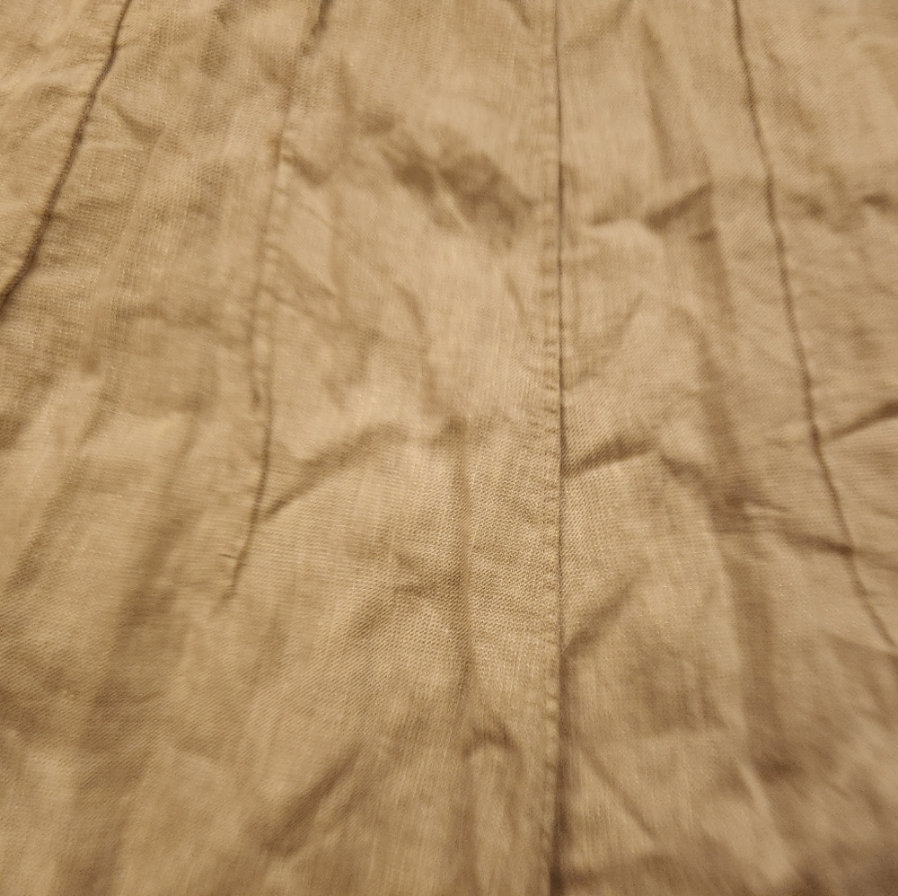 J. Jill Neutral Linen-Blend Midi Skirt in Light Taupe - Picture 10 of 11